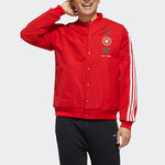 adidas neo x Disney Crossover Printing Casual Sports Jacket Red GE7768