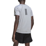 Men's adidas Hiit Cool Tee Athleisure Casual Sports Logo Round Neck Short Sleeve Gray T-Shirt HL8791