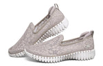(WMNS) Skechers Go Walk Smart Loafer Grey/Brown 124165-TPE