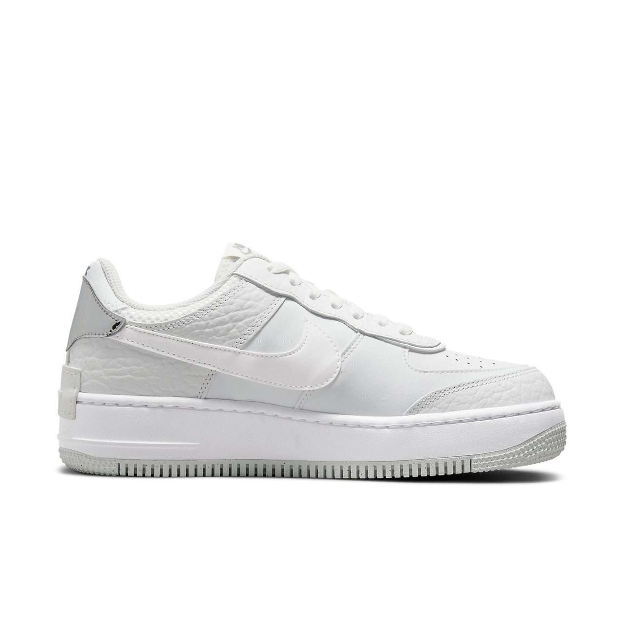 (WMNS) Nike Air Force 1 Shadow 'White Metallic Silver' DQ0837-100