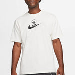 Men's Nike Logo Printing Pattern Pullover Casual Short Sleeve White T-Shirt DX3328-905