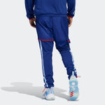 Men's adidas x Trey Young Crossover Trae Pant Splicing Basketball Sports Pants/Trousers/Joggers Blue H56315