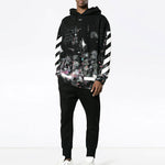 Off-White Mens Diagonal Stripes Logo Sweater OMBB009G20FLE0019901