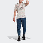 adidas Arsenal Away Fan Edition Casual Sports Jersey Short Sleeve White EH5815