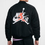 Air Jordan Wings MA-1 logo Printing Stay Warm Casual Jacket Black AV2599-010