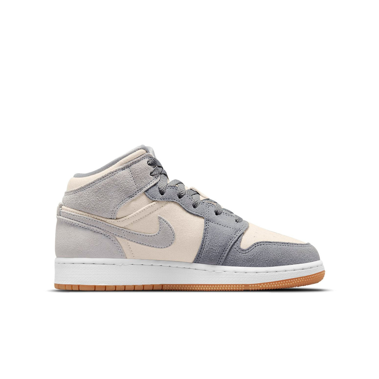 (GS) Air Jordan 1 Mid SE 'Coconut Milk Particle Grey' DN4346-100