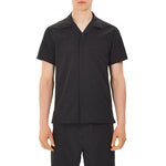 Men's Y-3 Solid Color Casual Short Sleeve Shirt Black FN5705