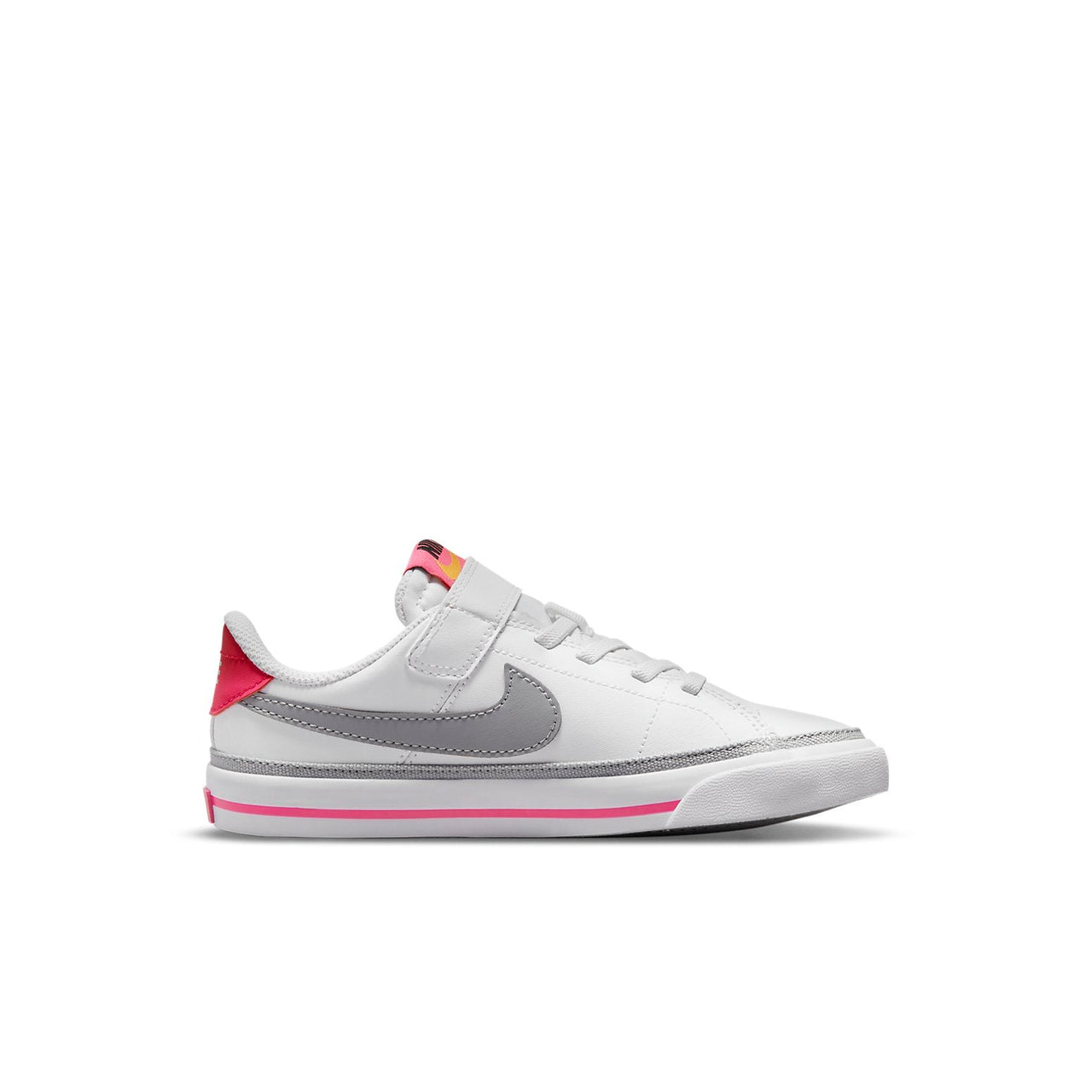 (PS) Nike Court Legacy 'White Pink Prime Light Smoke Grey' DA5381-111