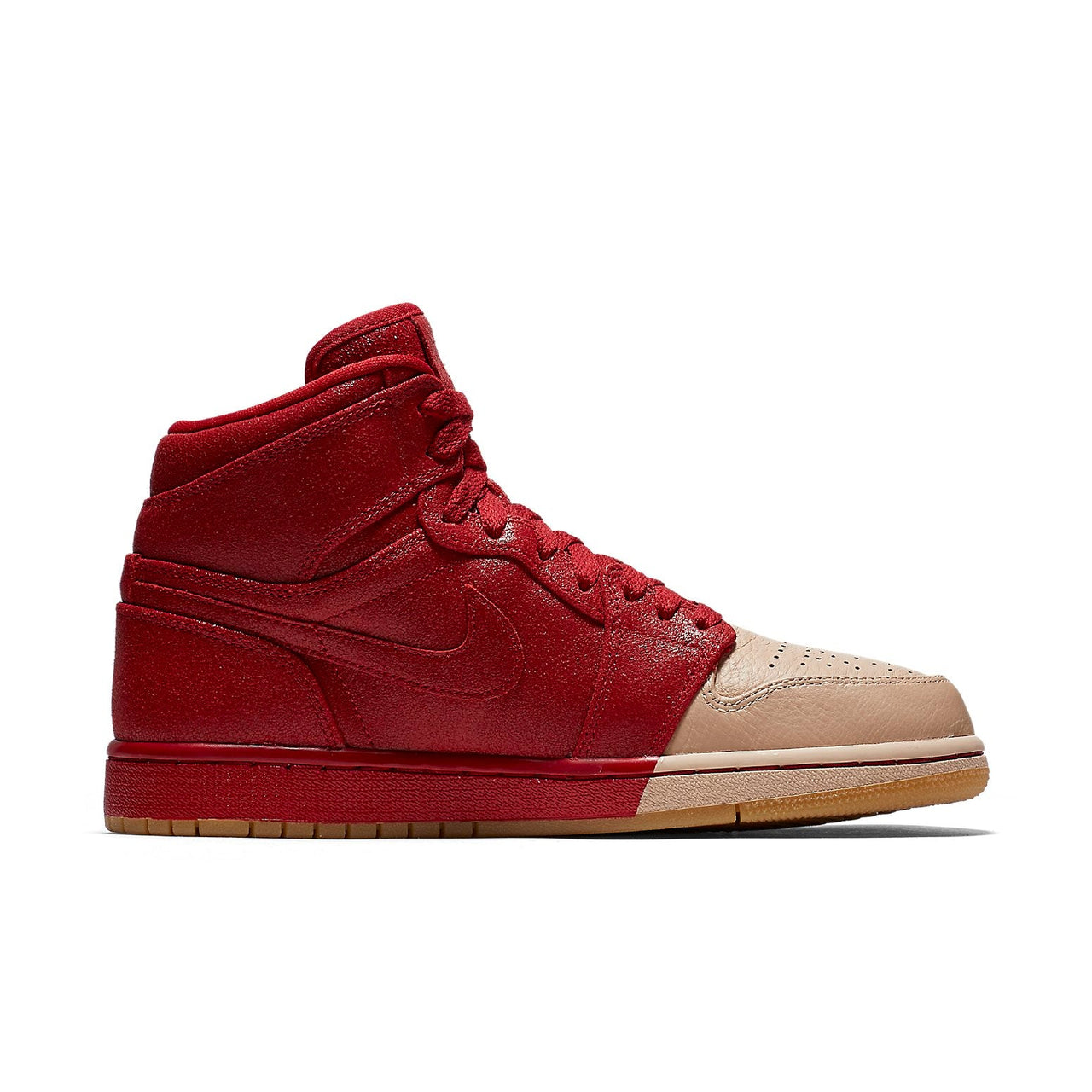 (WMNS) Air Jordan 1 Retro High Premium 'Dipped Toe Gym Red' AH7389-607