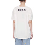 (WMNS) Gucci Bunny Pattern Crewneck Short Sleeve For White 492347-X3M80-7550