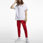 Nike MENS Embroidered Crew-neck Short Sleeve White AR4999-101