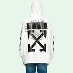 Off-White Dripping Arrows Print Hooded Sweatshirt OMBB057R20E300050110
