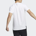 Men's adidas WJ T GFX Martial Arts Series Word Printing Round Neck Short Sleeve White T-Shirt HE5167