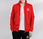 PUMA Iconic Minimalistic Casual Stand Collar Jacket Red 595976-11