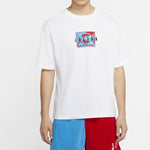 Air Jordan Sport DNA Logo Printing Short Sleeve White CJ6222-100