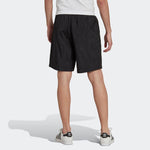adidas Solid Color Multiple Pockets Lacing Shorts Black HS8889