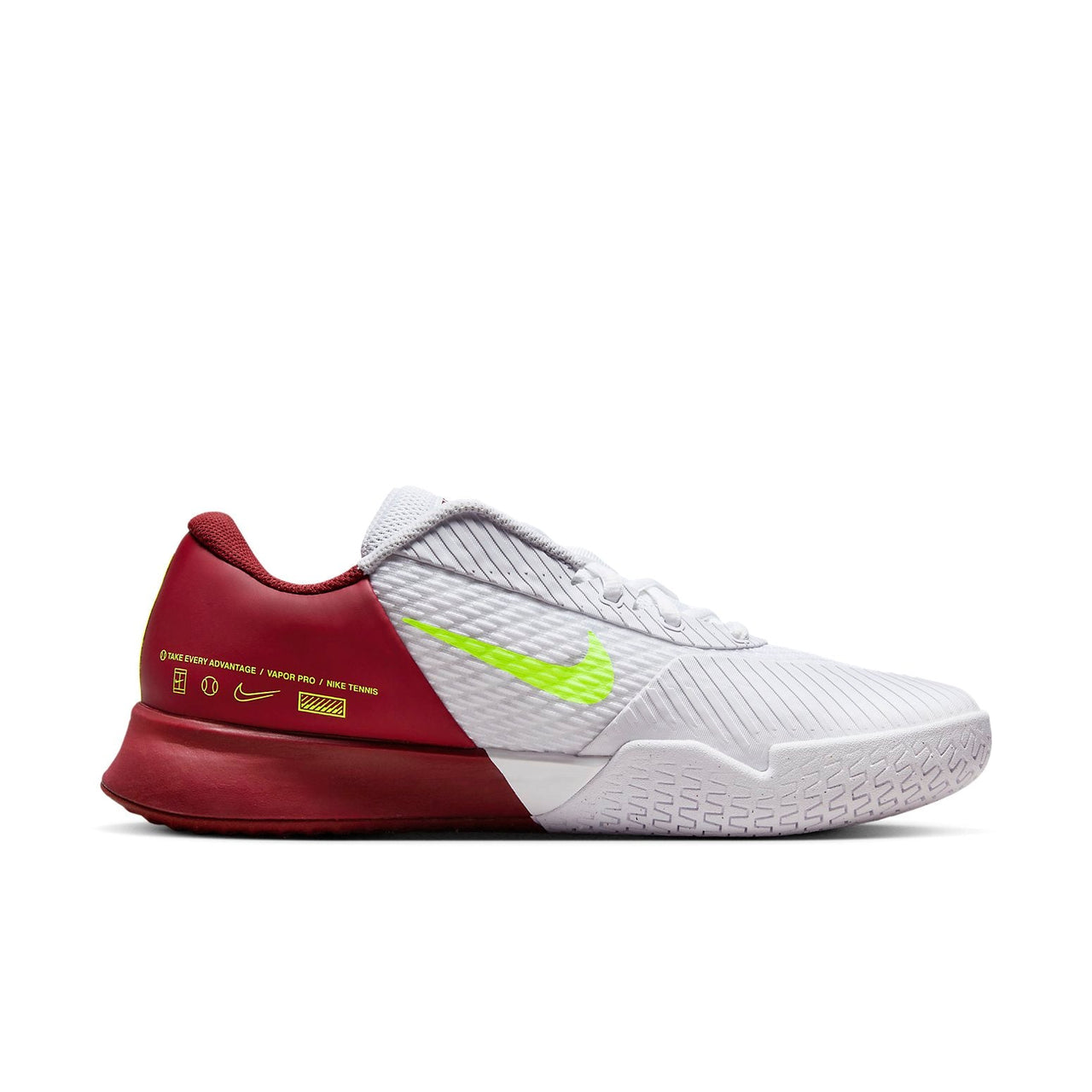 Nike Court Air Zoom Vapor Pro 2 HC 'White Team Red' DR6191-104