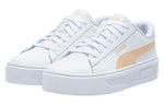 (WMNS) PUMA Smash Platform V3 'White/Beige' 390758-03