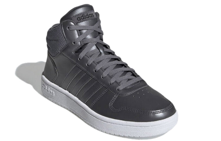 (WMNS) adidas Hoops 2.0 Mid 'Grey White' EE7856