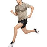 Nike Dri-FIT ADV Run Division Techknit Reflective Design Running Short Sleeve Olive Grey DQ4779-010
