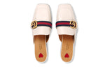 (WMNS) Gucci Casual Shoe 'White Red' 423694-DKHC0-9061