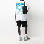 Off-White SS21 Alphabet Printing Short Sleeve Loose Fit White OMAA038S21JER0010145