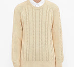 Gucci Retro Ribbed Knitted Sweater For Men Beige 614727-XKBA3-9166