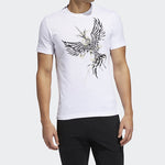 adidas Printed Crew Neck Short Sleeve Men's White FT2753