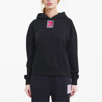 (WMNS) PUMA Casual Sports Long Sleeves Stay Warm Hoodie Black 599314-01