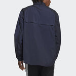 Men's adidas Prsve J Solid Color Sports Cargo Long Sleeves Ink Blue Shirt HD0039