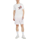 Men's Air Jordan Logo Printing Pattern Pullover Round Neck Short Sleeve White T-Shirt DZ4518-100
