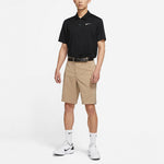 Nike Dri-FIT Victory Solid Color Logo Printing Quick Dry Breathable Short Sleeve Polo Shirt Black DH0823-010
