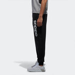 Men's adidas neo Logo Printing Fleece Lined Stay Warm Bundle Feet Sports Pants/Trousers/Joggers Black CV9327