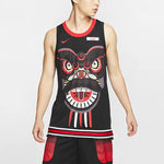 Nike x CLOT Crossover Chinese Style Printing Basketball Vest Black CQ9344-010