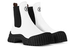 (WMNS) LOUIS VUITTON Ruby Flat Ankle Boots 'White' 1ABUJA