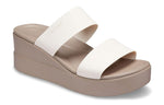 (WMNS) Crocs Brooklyn Lightweight Mushroom Gray Sandals 206219-16T