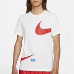 Nike Sportswear Large Logo Printing Round Neck Short Sleeve White DD3350-100
