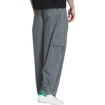 adidas X CHARR Crossover FW22 Solid Color Pants Pocket Detail Loose Sports Pants/Trousers/Joggers Autumn Blue HR3479