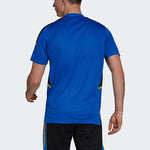 Men's adidas Training Sports Short Sleeve Soccer/Football Jersey 20-21 Season Manchester United Blue GS2415