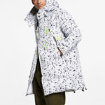 Men's Nike Lab Acg Down-fill Hooded Down Jacket 'White Black' AQ3517-100