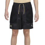 Air Jordan Jumpman Statement Woven Lacing Solid Color Shorts Black DM1407-010
