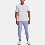 Men's Under Armour Curry Undrtd Splash Round Neck Short Sleeve White 1362819-100