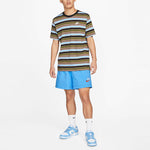 Nike Sportswear Solid Color Logo Micro Mark waterproof Woven Sports Shorts Blue DM5282-412