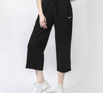 (WMNS) Nike Sportswear Phoenix Fleece High-Waisted Wide-Leg Sweatpants 'Black' CJ2666-010