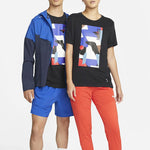 Nike Dri-FIT A.I.R. Casual Logo Printing Round Neck Pullover Short Sleeve Black T-Shirt DR7667-010