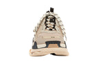(WMNS) Balenciaga Triple S Daddy Shoes Beige/Black 524039W09OM9787