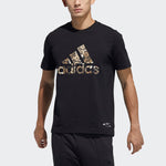 adidas China Tee M Panda Crew Neck Sports Short Sleeve Black GP1850