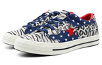 Converse One Star Leopard grain Brown 'Black White Red' 168692C