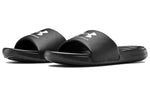 (WMNS) Under Armour Ansa Fixed Slides 'Black White' 3023772-004