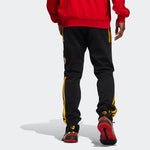 adidas Cny Rose Pant Logo Stripe Basketball Sports Long Pants Black GN5368
